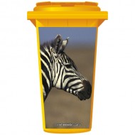 Zebra Wheelie Bin Sticker Panel